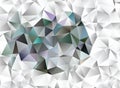 Creative polygonal abstract background. Low poly crystal pattern. Royalty Free Stock Photo