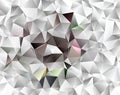 Creative polygonal abstract background. Low poly crystal pattern. Royalty Free Stock Photo