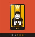 Creative poster design for cell phone