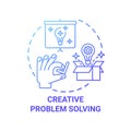 Creative problem solving concept icon