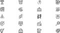 Creative process icons High-Quality Vector Icons Collection with Editable Stroke. Ideal for Professional and Creative Royalty Free Stock Photo