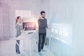 Creative programmers feeling impressed while working