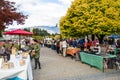 Creative Queenstown Arts and Crafts Markets which is located at the lake front at Earnslaw Park in Queenstown. Royalty Free Stock Photo