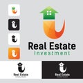 Creative Real Estate Logo Design , Building, Home, Architect, House, Construction, Property , Real Estate Brand Identity , Vol 307