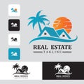 Creative Real Estate Logo Design , Building, Home, Architect, House, Construction, Property , Real Estate Brand Identity , Vol 322 Royalty Free Stock Photo