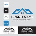 Creative Real Estate Logo Design , Building, Home, Architect, House, Construction, Property , Real Estate Brand Identity , Vol 332