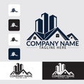 Creative Real Estate Logo Design , Building, Home, Architect, House, Construction, Property , Real Estate Brand Identity , Vol 339 Royalty Free Stock Photo