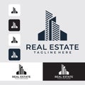 Creative Real Estate Logo Design , Building, Home, Architect, House, Construction, Property , Real Estate Brand Identity , Vol 362 Royalty Free Stock Photo
