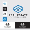 Creative Real Estate Logo Design , Building, Home, Architect, House, Construction, Property , Real Estate Brand Identity , Vol 366