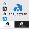 Creative Real Estate Logo Design , Building, Home, Architect, House, Construction, Property , Real Estate Brand Identity , Vol 371 Royalty Free Stock Photo