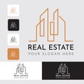 Creative Real Estate Logo Design , Building, Home, Architect, House, Construction, Property , Real Estate Brand Identity , Vol 373