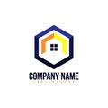 Creative Real Estate logo, Property and Construction Logo design Vector, Royalty Free Stock Photo