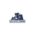 Creative real estate pictorial logo design