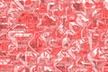 Cute red digital crystalline pattern digital graphic texture or background illustration Royalty Free Stock Photo