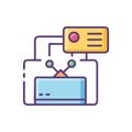Creative LDAP Icon Representation Royalty Free Stock Photo