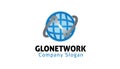 Global Network Logo Design Illustration Royalty Free Stock Photo