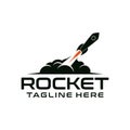 Creative Rocket Logo Design Vector Art Logo Royalty Free Stock Photo