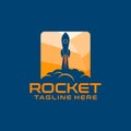 Creative Rocket Logo Design Vector Art Logo