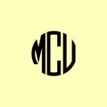 Creative Rounded Initial Letters MCU Logo