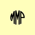 Creative Rounded Initial Letters MMP Logo