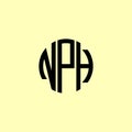 Creative Rounded Initial Letters NPH Logo