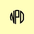 Creative Rounded Initial Letters NPO Logo