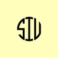 Creative Rounded Initial Letters SIU Logo