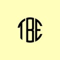 Creative Rounded Initial Letters TBE Logo