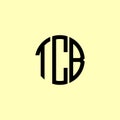 Creative Rounded Initial Letters TCB Logo