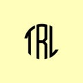 Creative Rounded Initial Letters TRL Logo