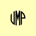 Creative Rounded Initial Letters UMP Logo