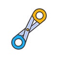 Creative Safety Scissors Design Royalty Free Stock Photo