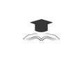 Creative School Graduation Book Logo