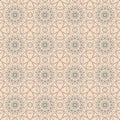 Creative seamless pattern pink pastel mandala background for design