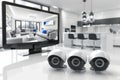 Creative security concepts employ hidden, monitored systems with automated alert systems and watchful cameras for effective preven