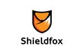 Creative Shield Fox Logo Symbol