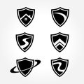 Creative Shield Symbol Design Collections set Royalty Free Stock Photo