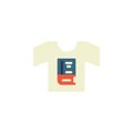 Creative shirt icon. online learning icon. perfect for application, web, logo and presentation template. icon design flat style