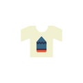 Creative shirt icon. online learning icon. perfect for application, web, logo and presentation template. icon design flat style