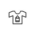 Creative shirt icon. Online Learning icon. Perfect for application, web, logo and presentation template. icon design line style