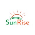 Abstract sunrise logo design Royalty Free Stock Photo