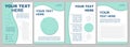 Creative simple brochure template in modern design