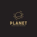 Creative simple planet logo design