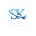 Creative SK logo icon design