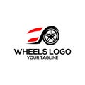 Creative Wheel Logo Vector Art Logo
