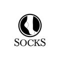 Creative Socks logo Design Vector Art Logo