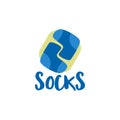 Creative Socks logo Design Vector Art Logo