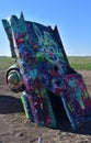 Creative Spray Painted Cadillac at Cadillac Ranch