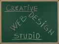 Creative studioWeb design. Royalty Free Stock Photo