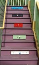 Creative Steps Decorated with Colorful Drawers